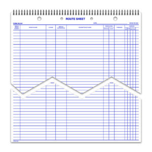 Route Sheets - RS-547-SB (1 Book)