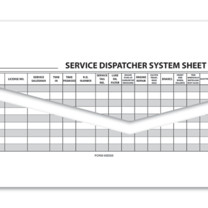 Service Dispatcher System Sheet