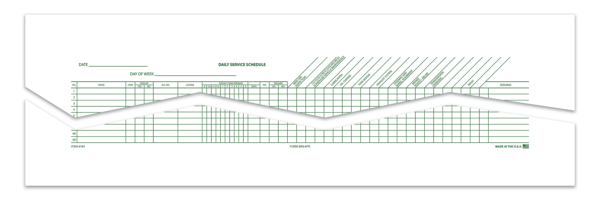 Daily Service Schedule - RS67R