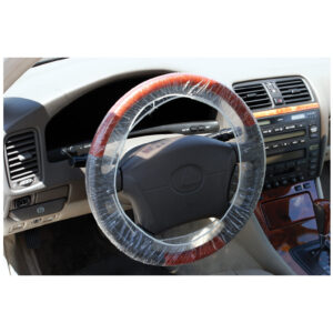 Double Elastic Steering Wheel Covers – Standard Size – Fits Up to 24" – 500
