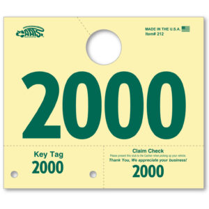 RL-78 Dispatch Numbers – Series 2000-2999 – 7" x 6" – Set of 1,000