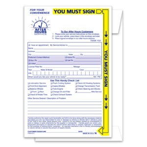 Yellow Highlight After Hours Envelopes – NDE-YH – 6" x 9" – Pack of 500