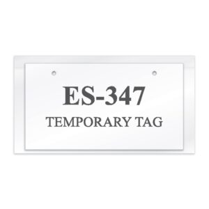 License Plate Protector – TH-100 – Heavy Duty Clear Plastic – Pack of 100