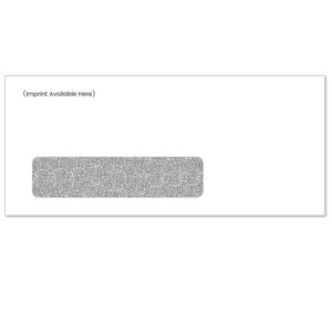 Imprinted 9 Tinted Window Envelopes – 24 lb – Box of 500